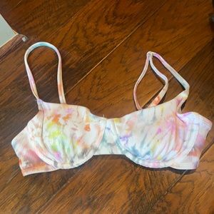 Tie dye bikini top